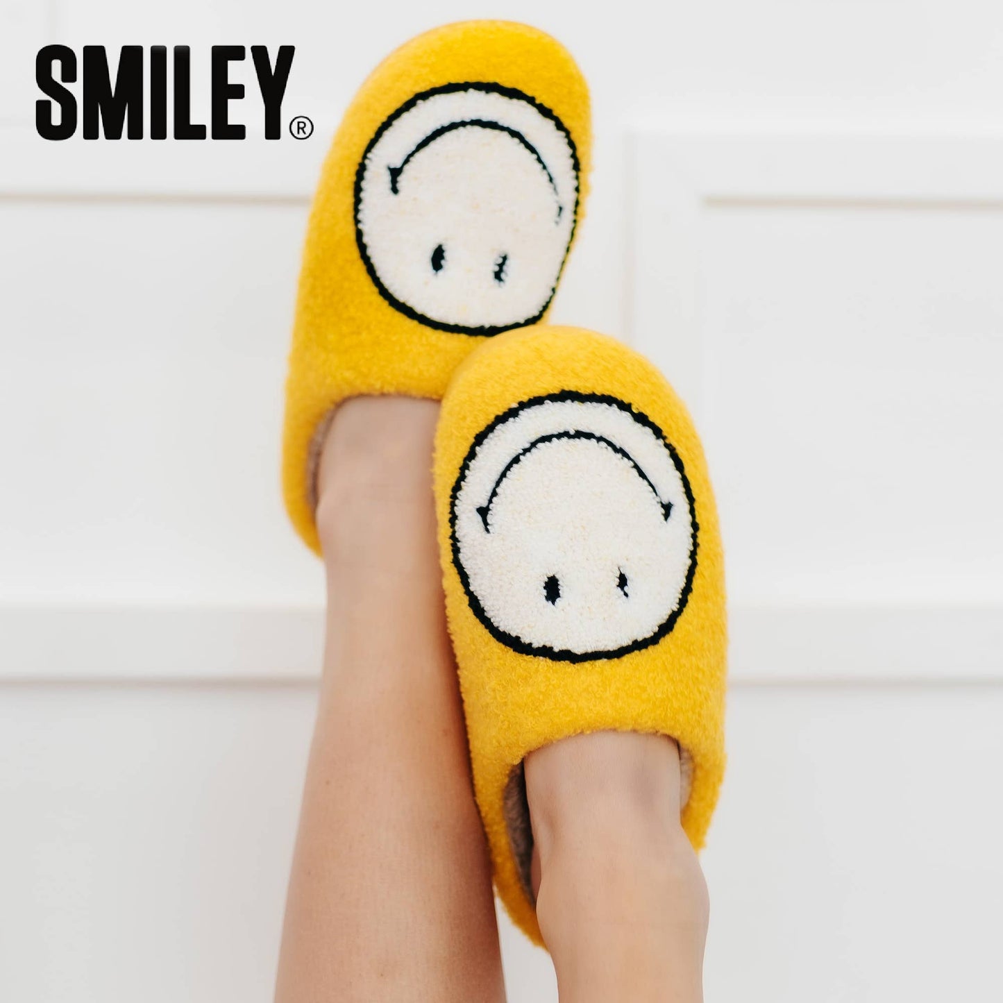 Smiley® x Pretty Simple Smiley Slippers $5 DEAL