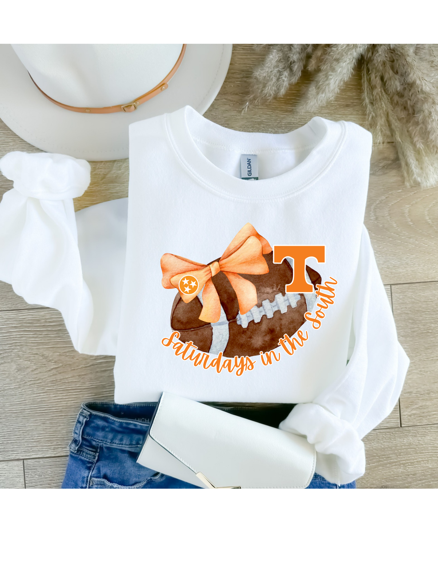 Tennessee saturdays in the south football sweatshirt