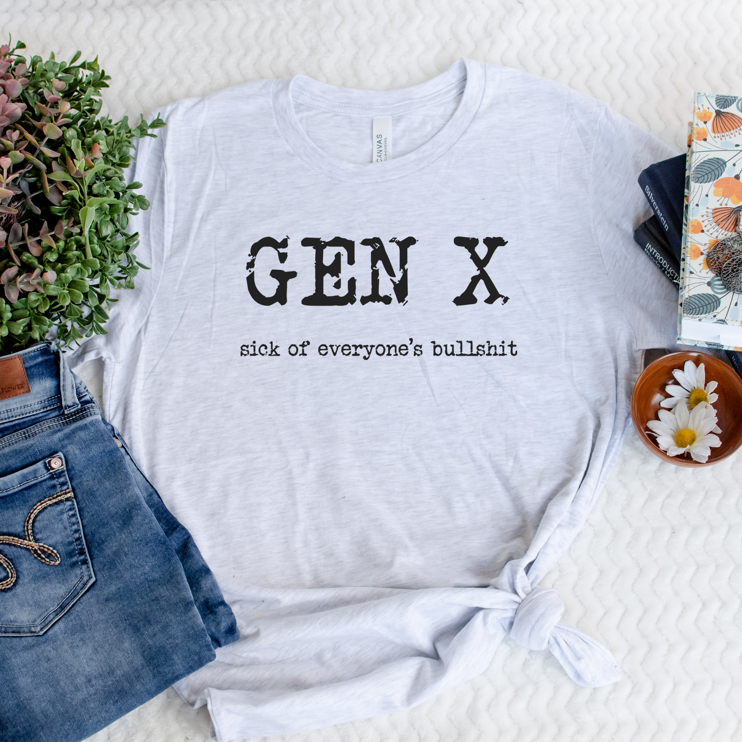Wholesale Sick of everyone Graphic Tee - Sand Tee
