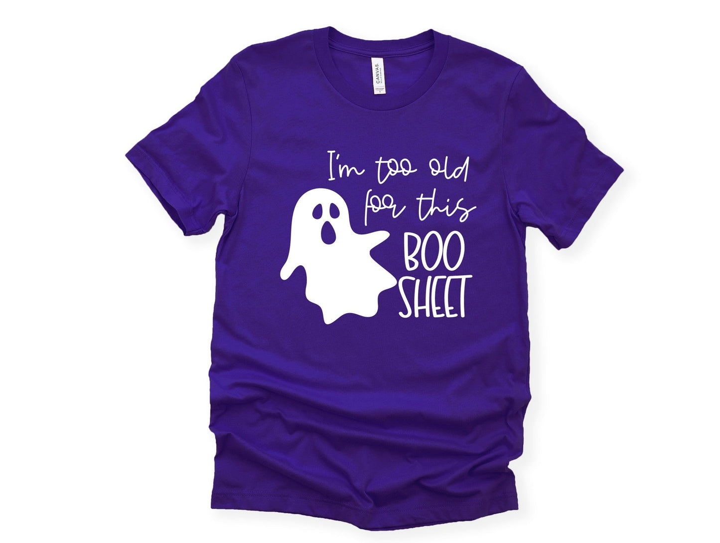 Wholesale Boo Sheet Graphic Tee - Burnt Orange