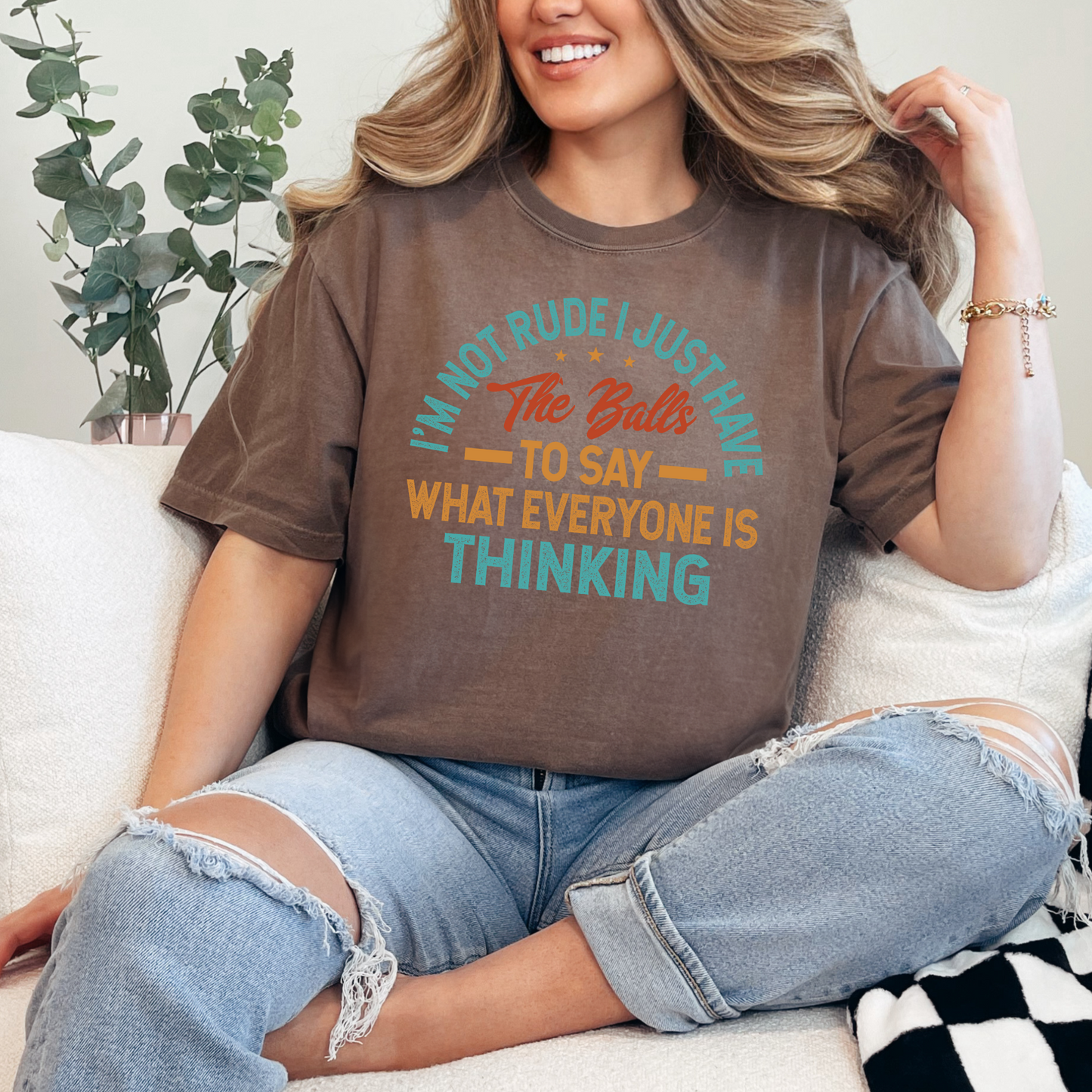 Wholesale I'm not rude Graphic Tee - CC Pepper
