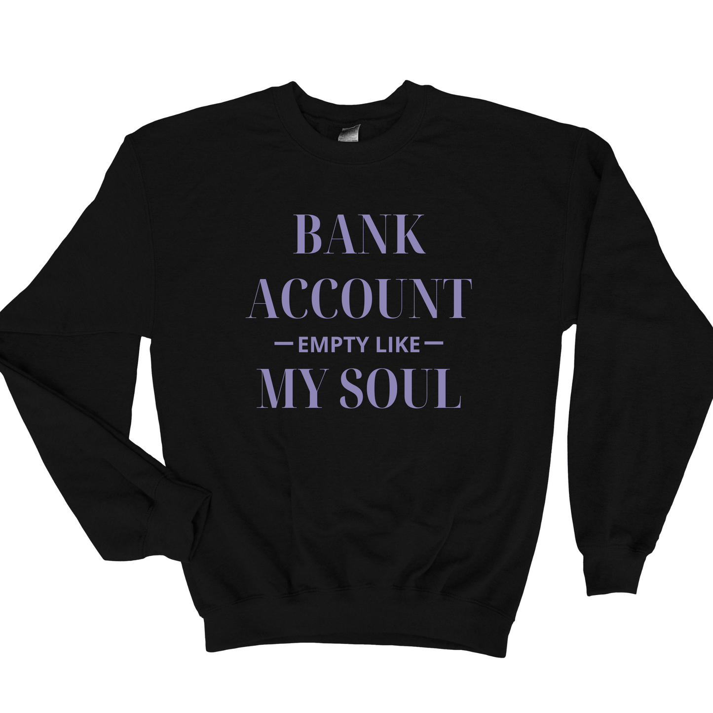 Wholesale Bank Account Empty - Black Tee