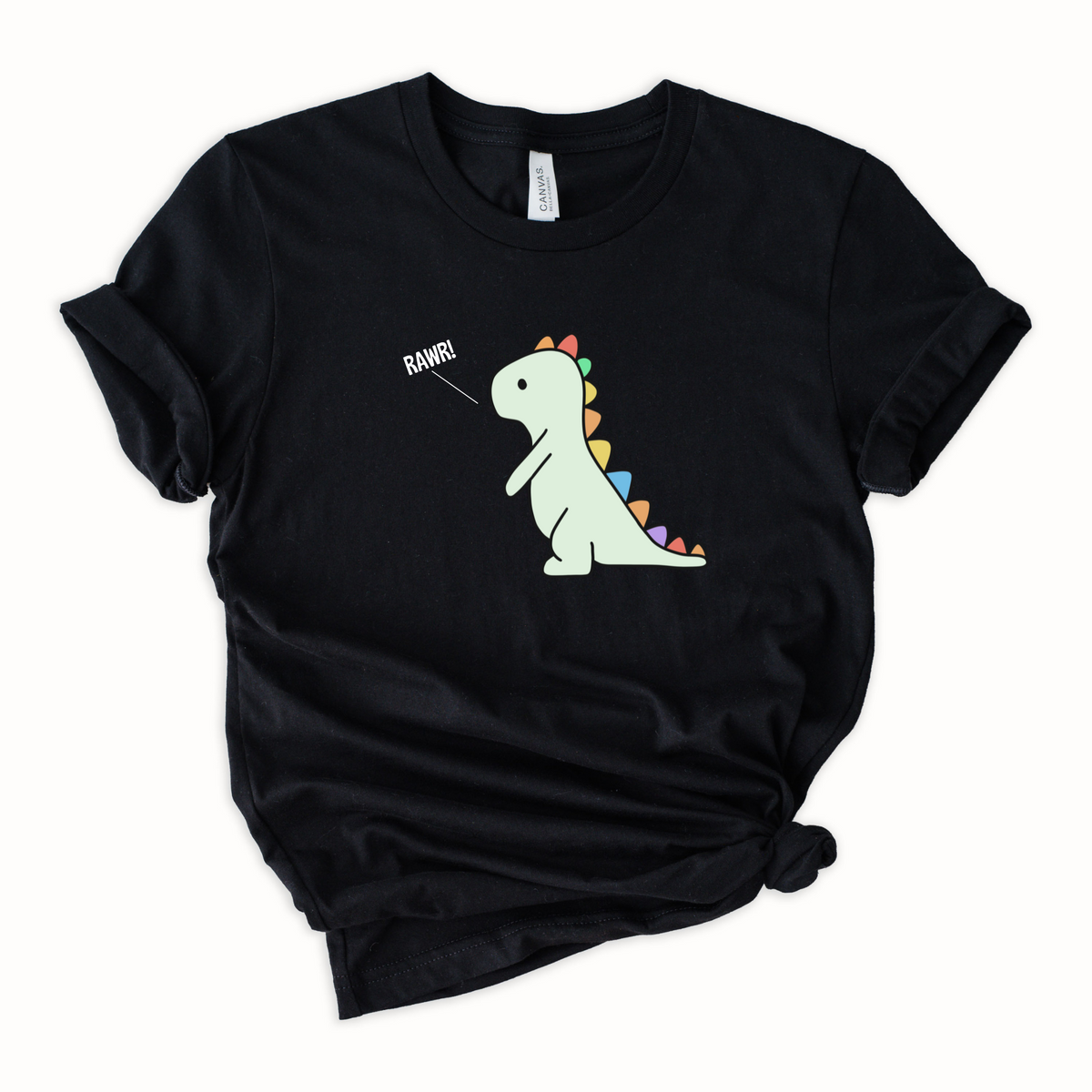 Wholesale Rawr Dino - Black Tee
