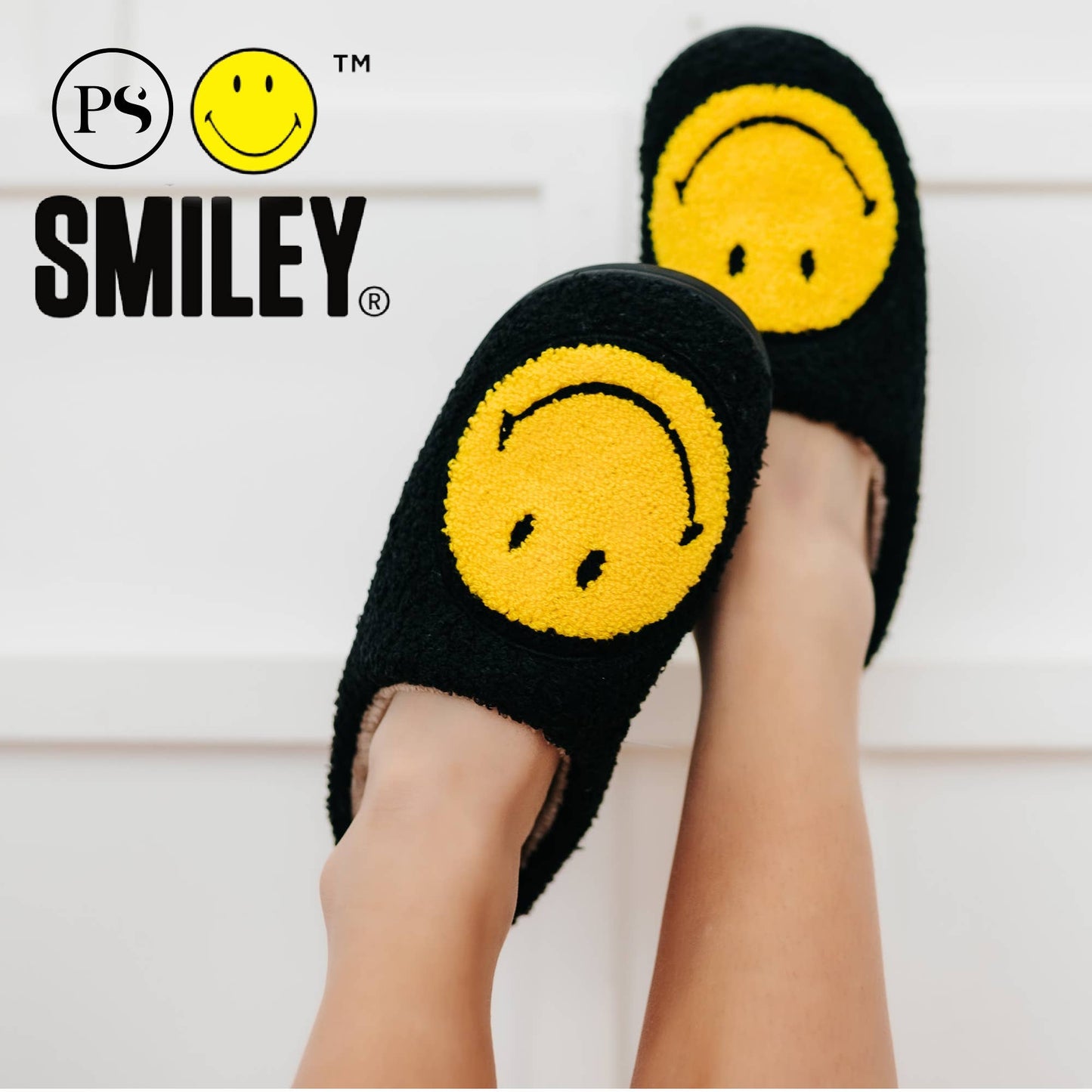Smiley® x Pretty Simple Smiley Slippers $5 DEAL