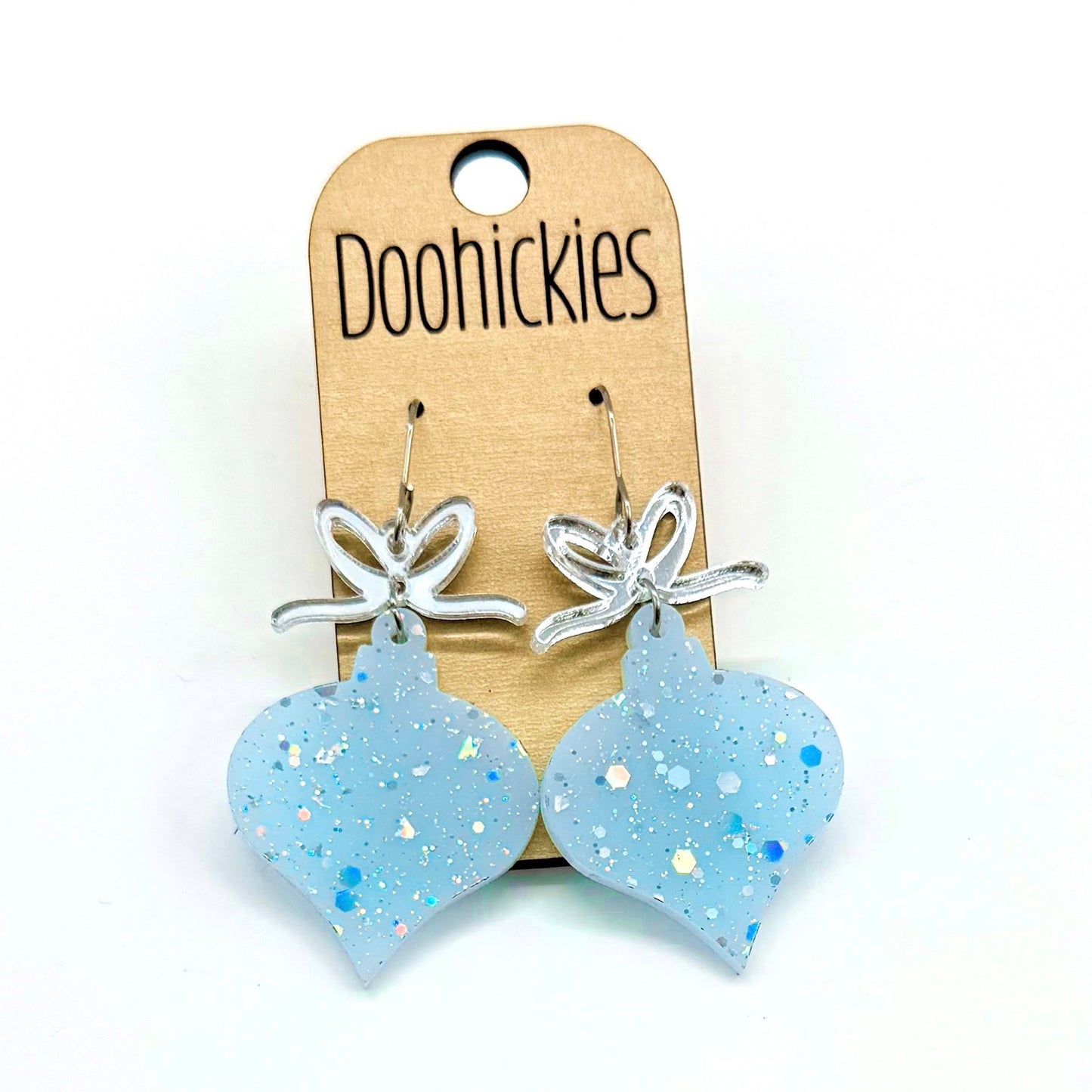 Sugar Crystal Vintage Ornament Collection - Christmas Acrylic Earrings