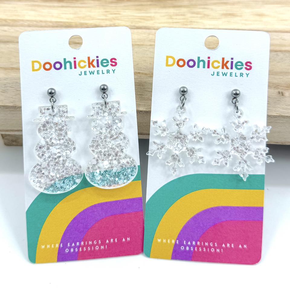 Iced Glimmer Winter Wonderland Christmas Earring Collection