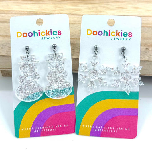 Iced Glimmer Winter Wonderland Christmas Earring Collection