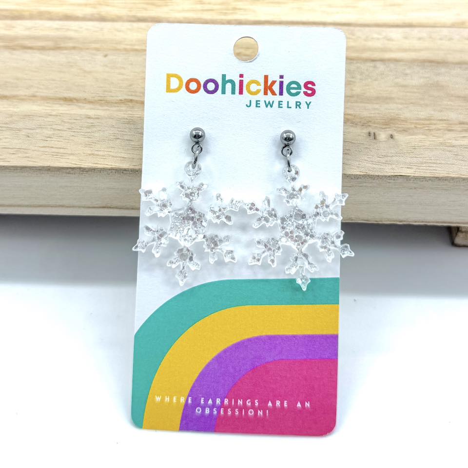 Iced Glimmer Winter Wonderland Christmas Earring Collection