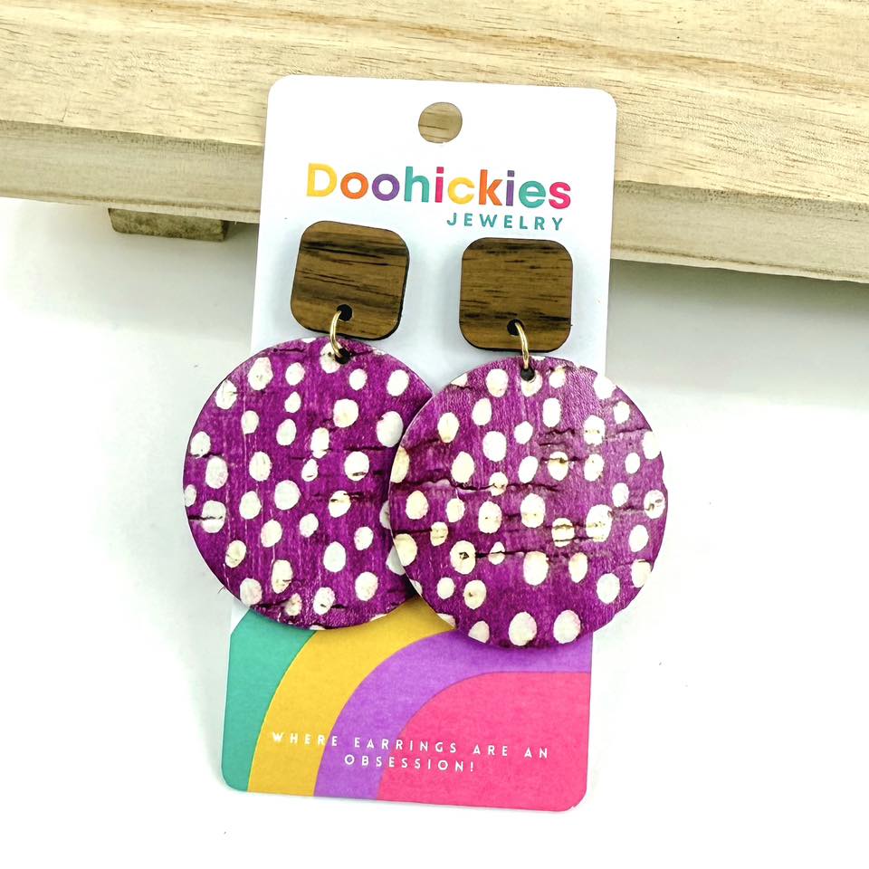 Doodle Dot Christmas Piggyback Earring Collection