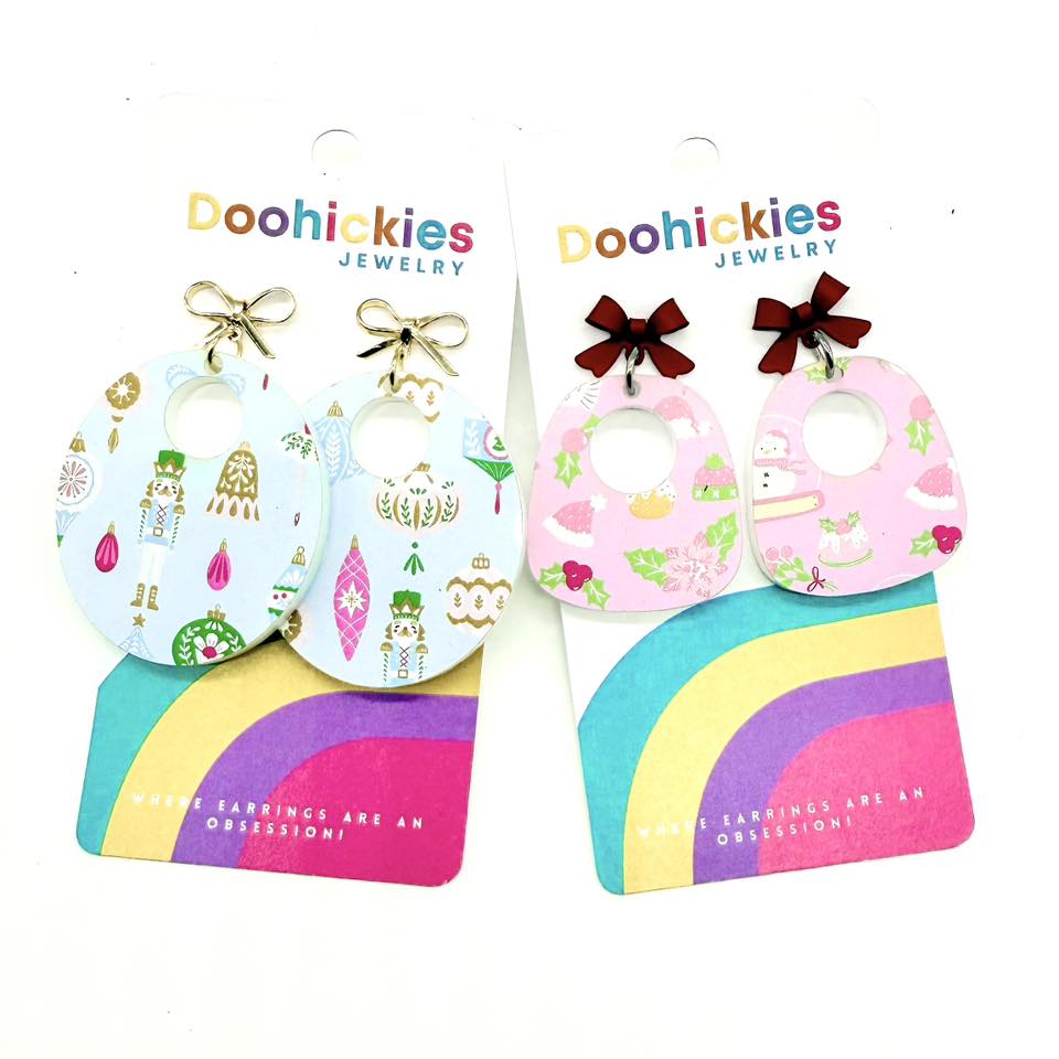 The Christmas Mix Acrylic Earring Collection