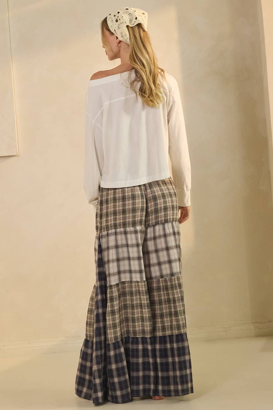 Relaxed Patchwork Pants