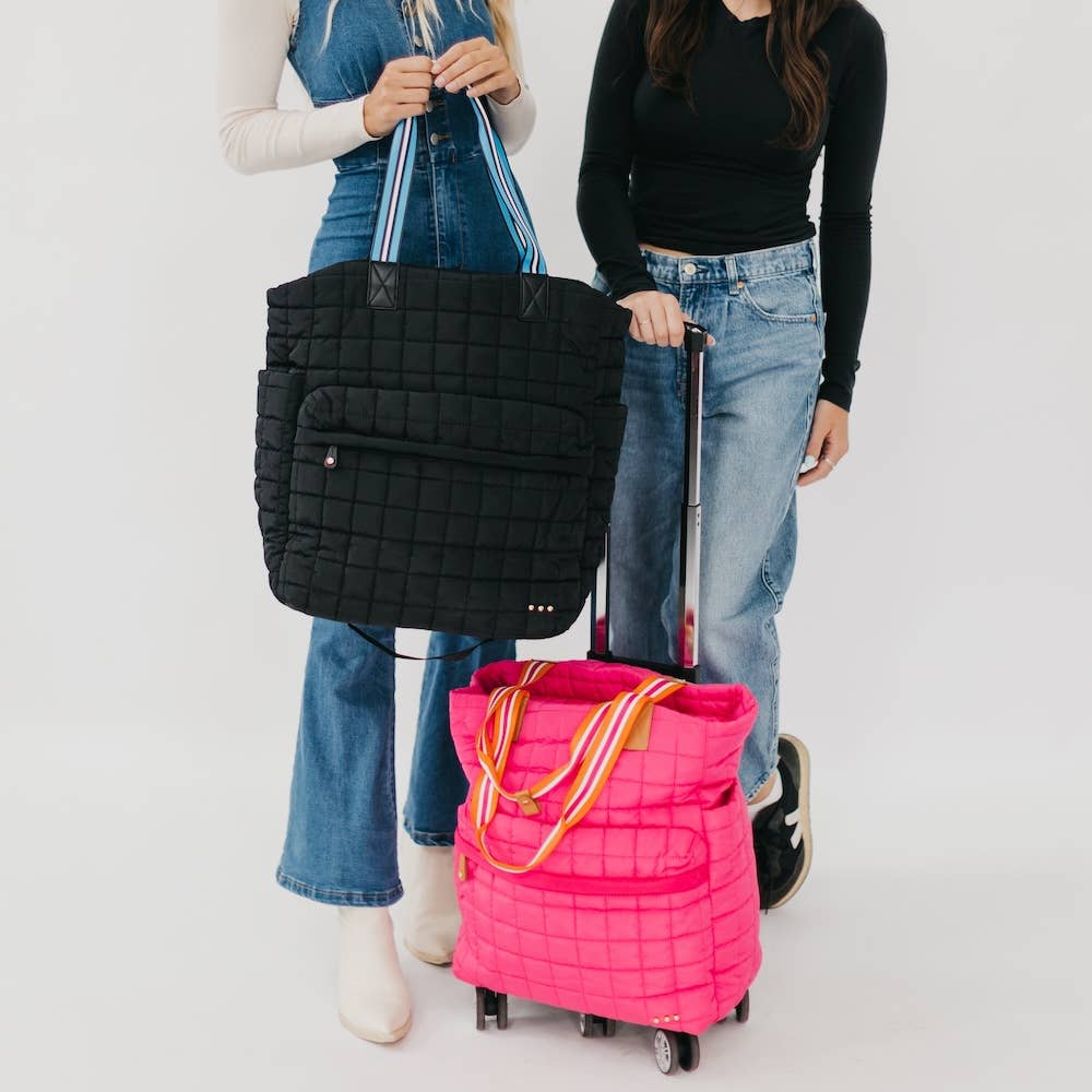 Pretty Simple: Tenley Quilted Tote Roller Bag
