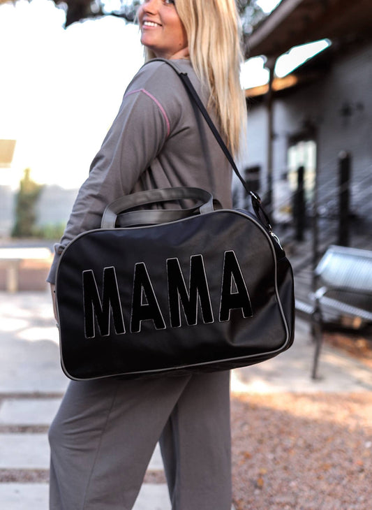 Duffle Bag - MAMA (BLACK)