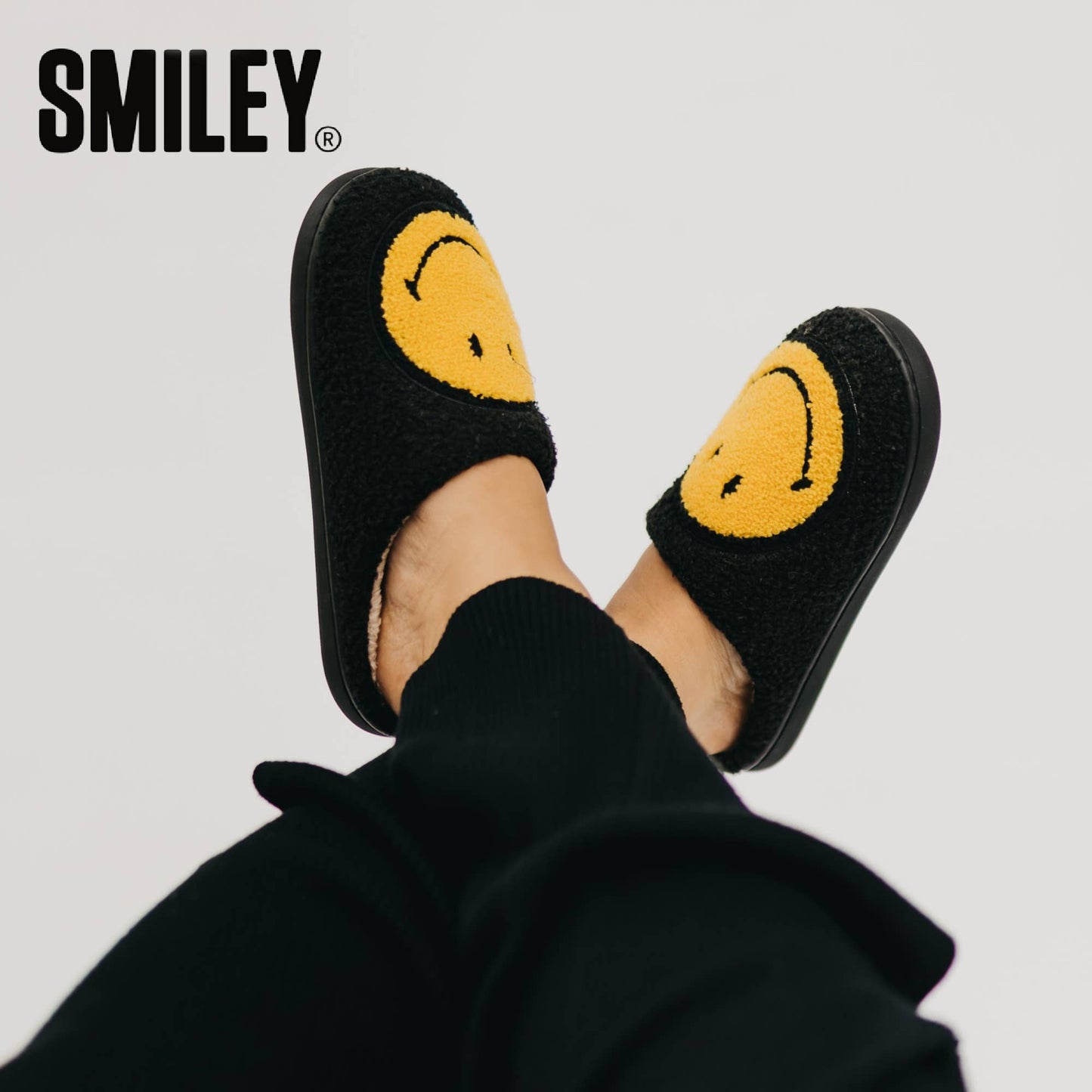 Smiley® x Pretty Simple Smiley Slippers $5 DEAL