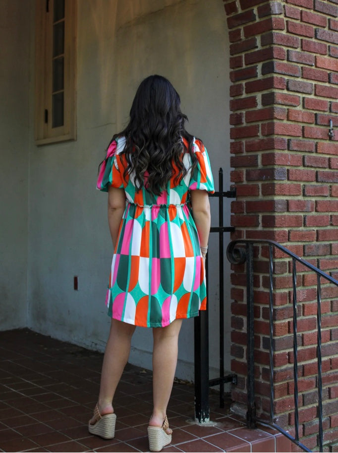 Thomas &Co Abstract Dress