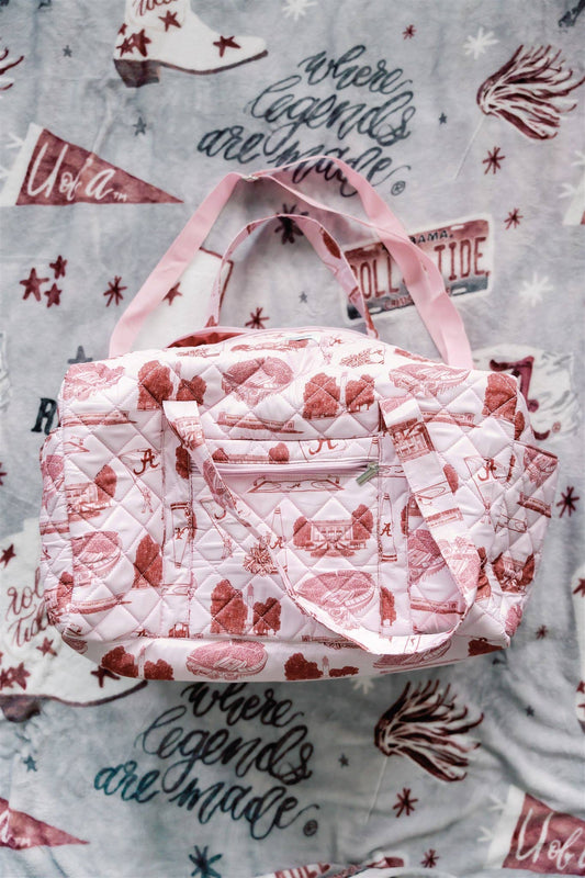 Licensed University of Alabama Quilted Duffle