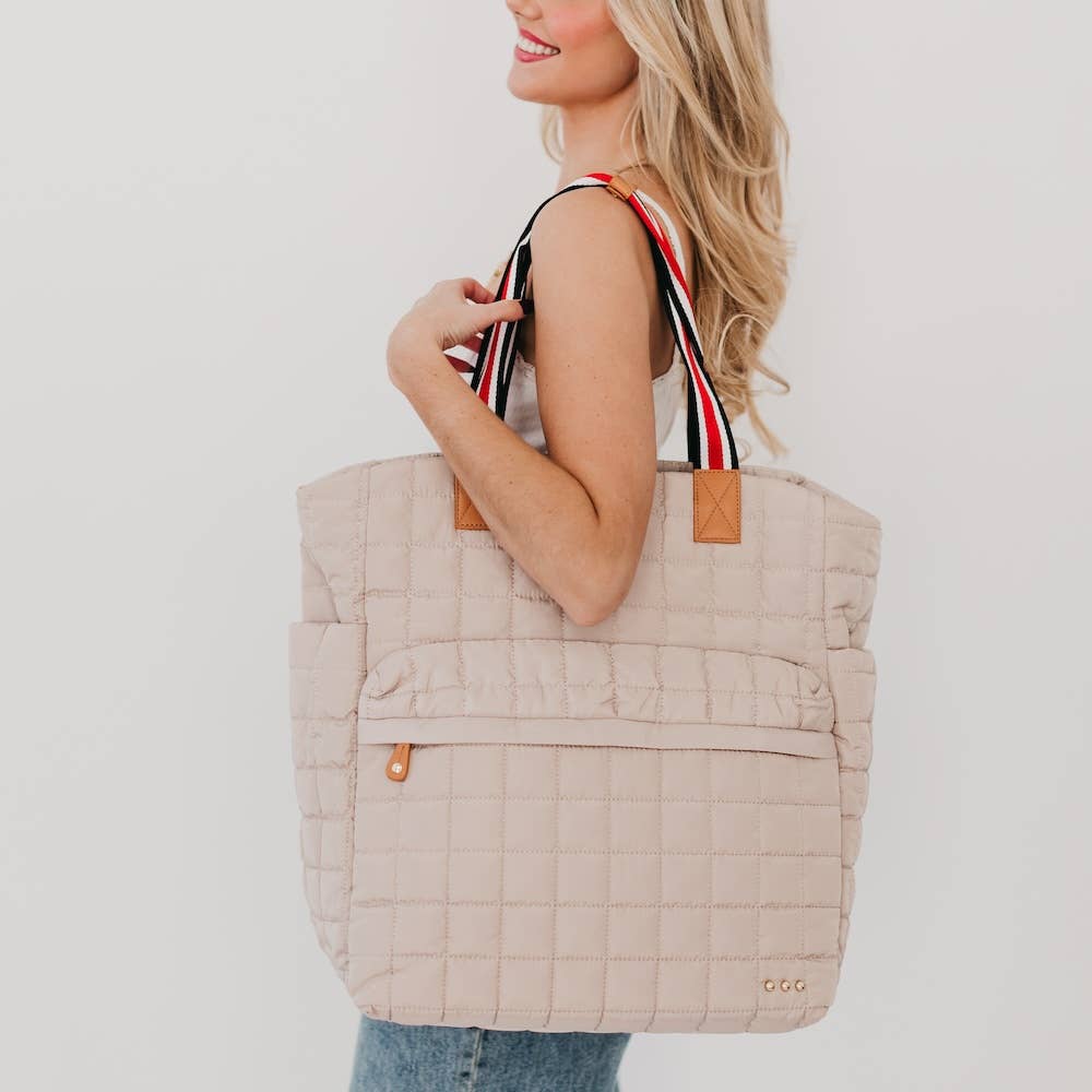 Pretty Simple: Tenley Quilted Tote Roller Bag