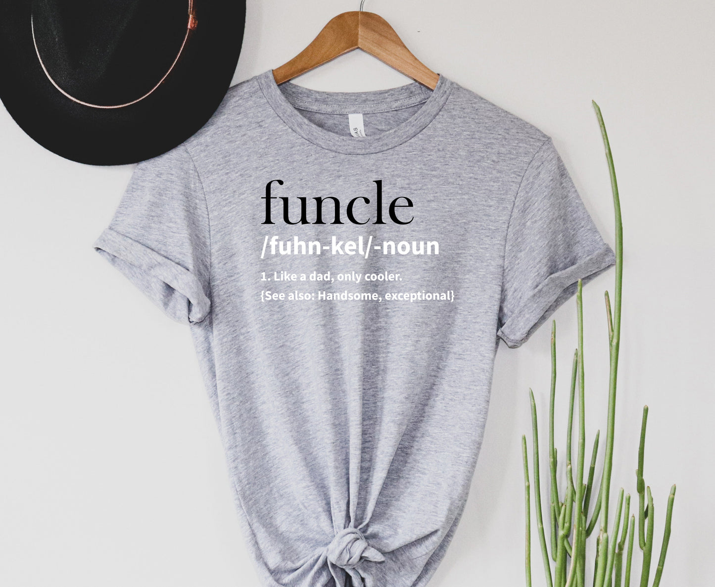 Wholesale Funcle Graphic Tee - Grey Tee