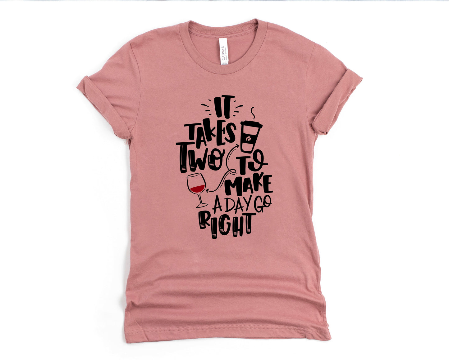 Wholesale It Takes Two Graphic Tee - Sand