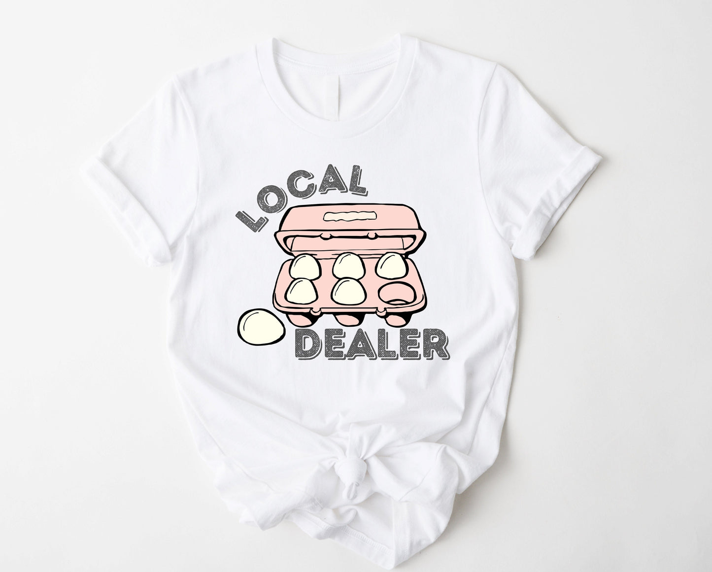 Wholesale Local Dealer Graphic Tee - White Tee