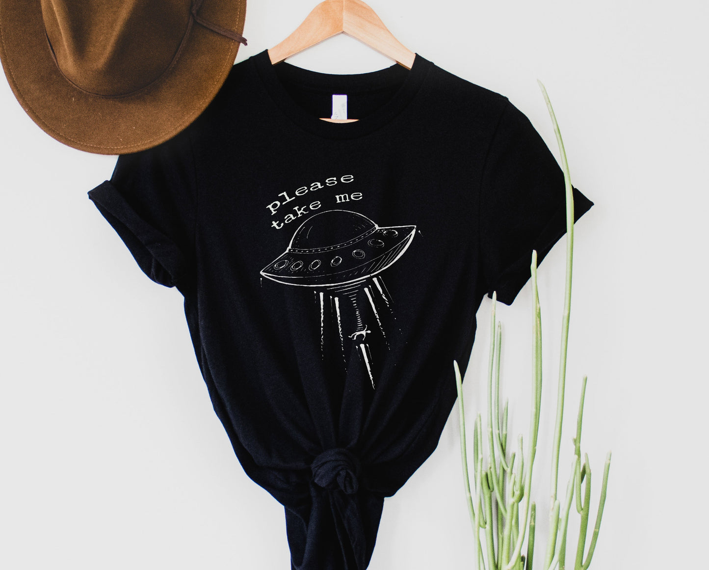 Wholesale Please Take Me Graphic Tee - Black Tshirt