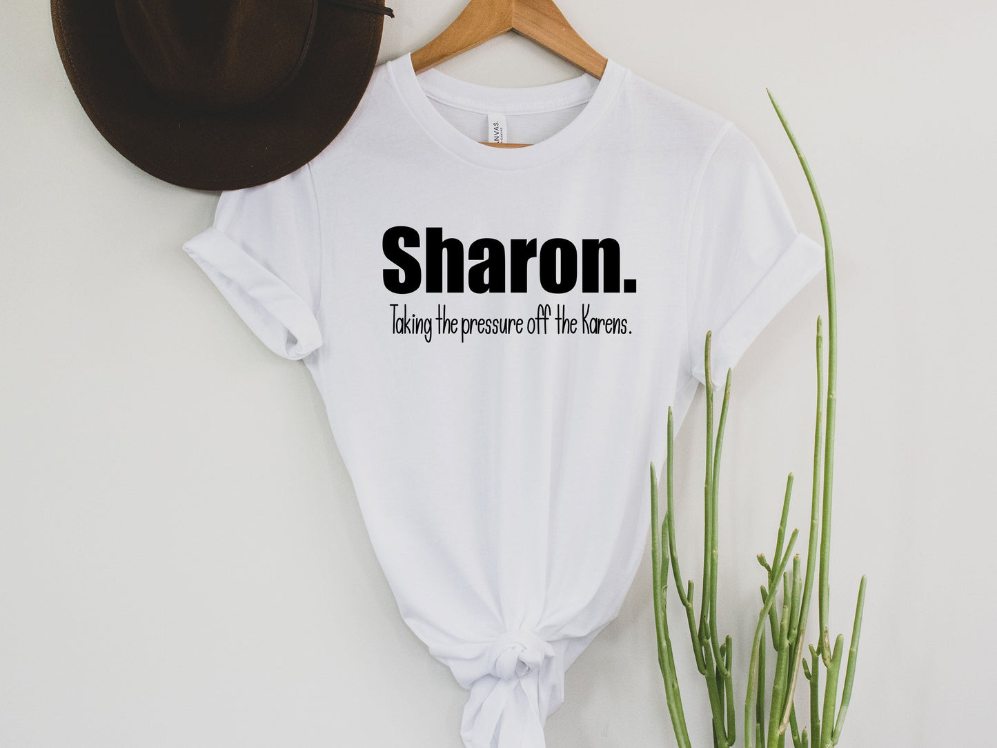 Wholesale Sharon over Karen Graphic Tee - Mint