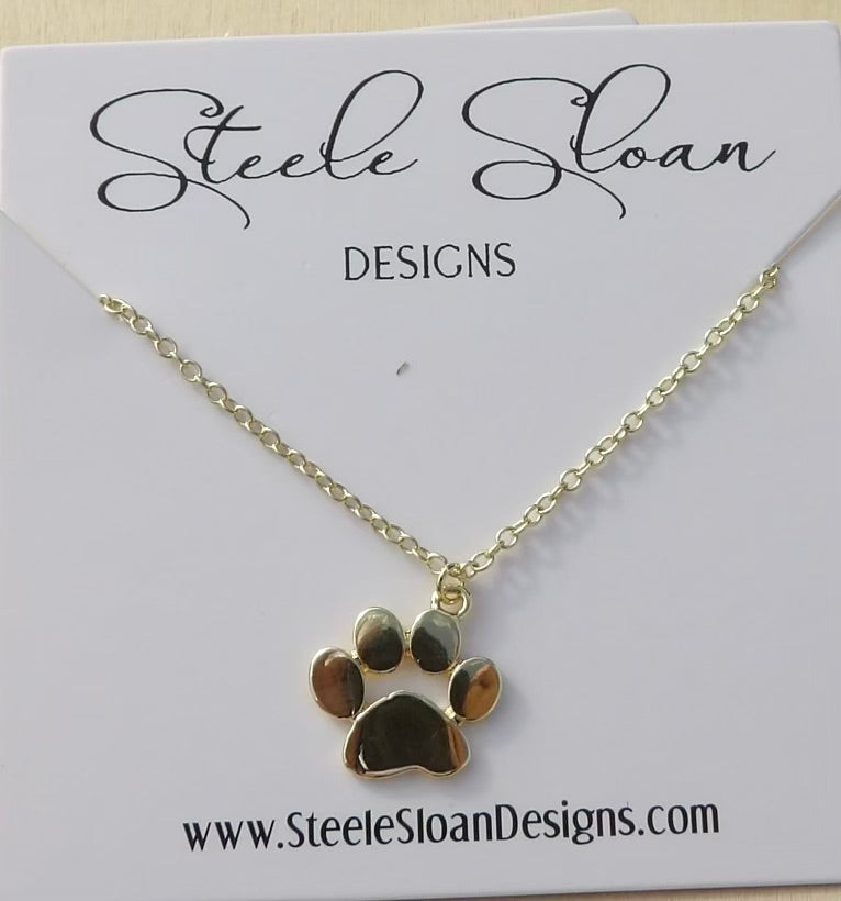 ADORABLE TIGER PAW NECKLACE