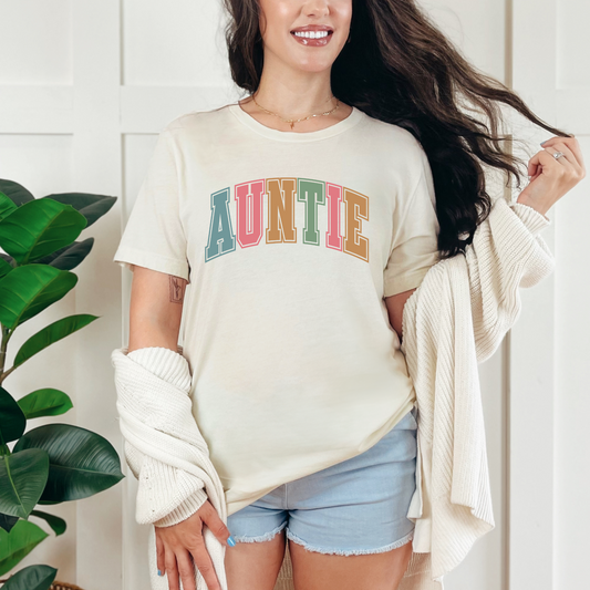 Varsity Auntie Graphic Tee