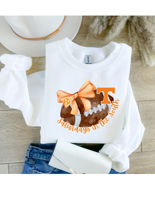 Tennessee saturdays in the south football sweatshirt