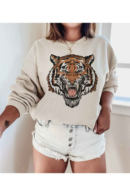 TIGER GRAPHIC SWEATSHIRT