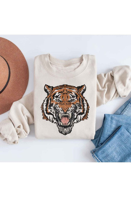 TIGER GRAPHIC SWEATSHIRT