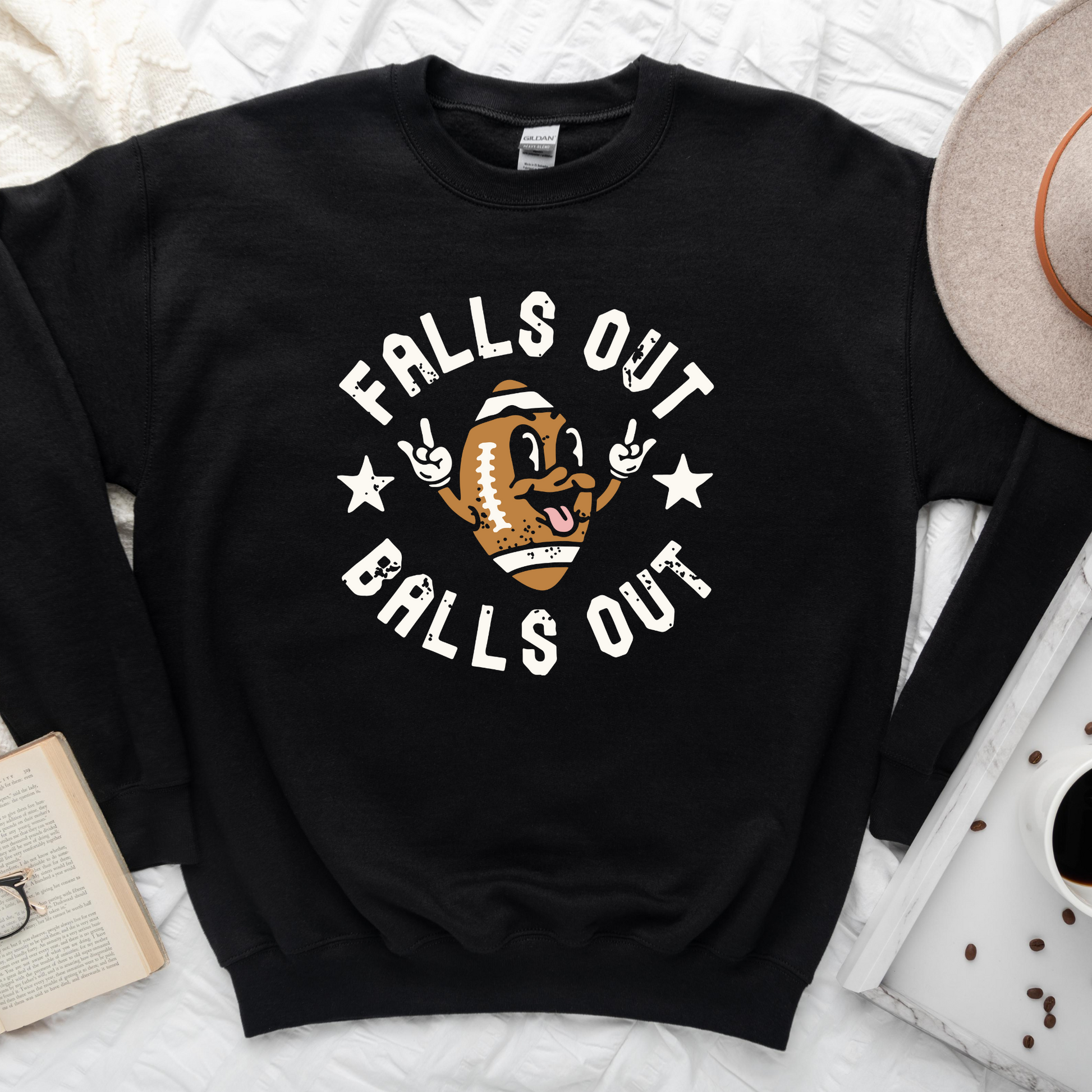 Wholesale Falls Out Balls Out Graphic Tee - Black Tee