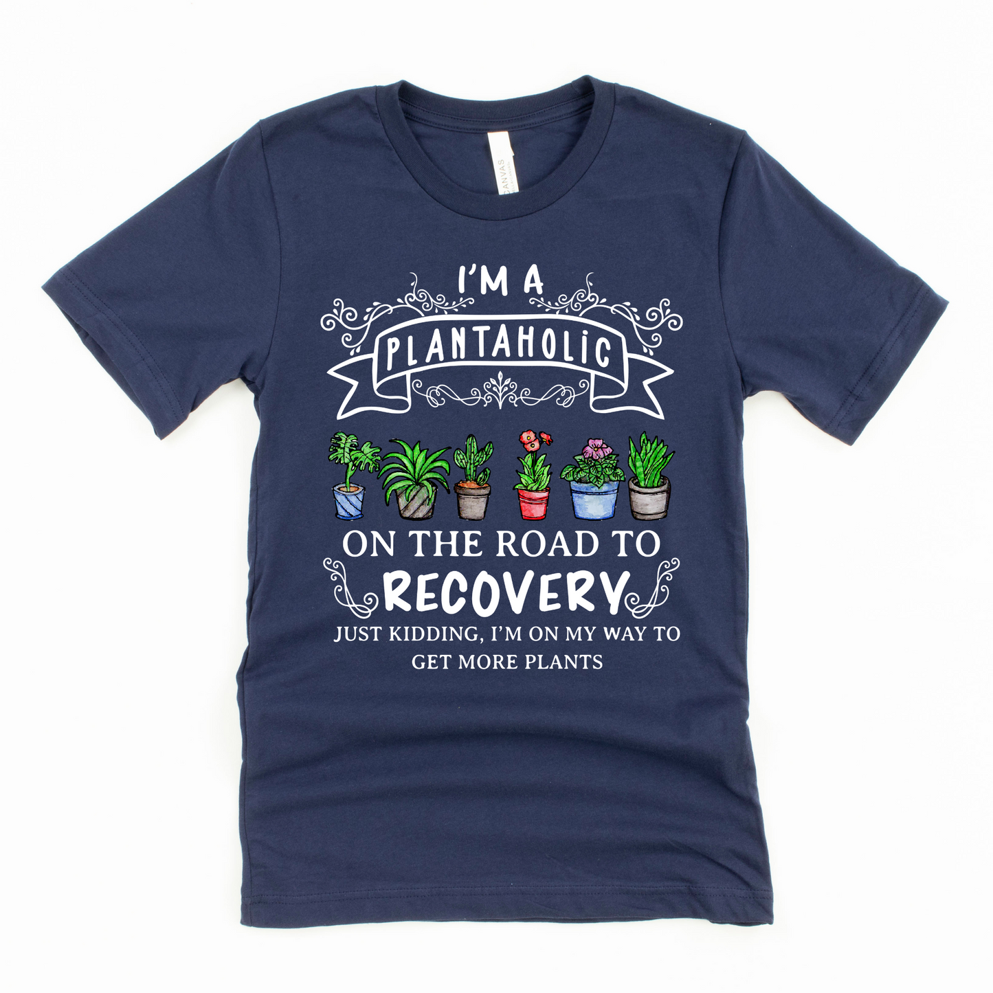 Wholesale Plantaholic Recovery Graphic Tee - Olive Tee