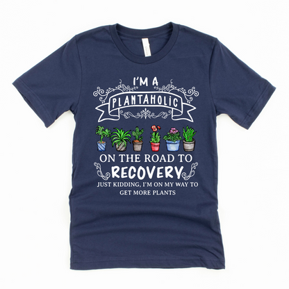 Wholesale Plantaholic Recovery Graphic Tee - Olive Tee