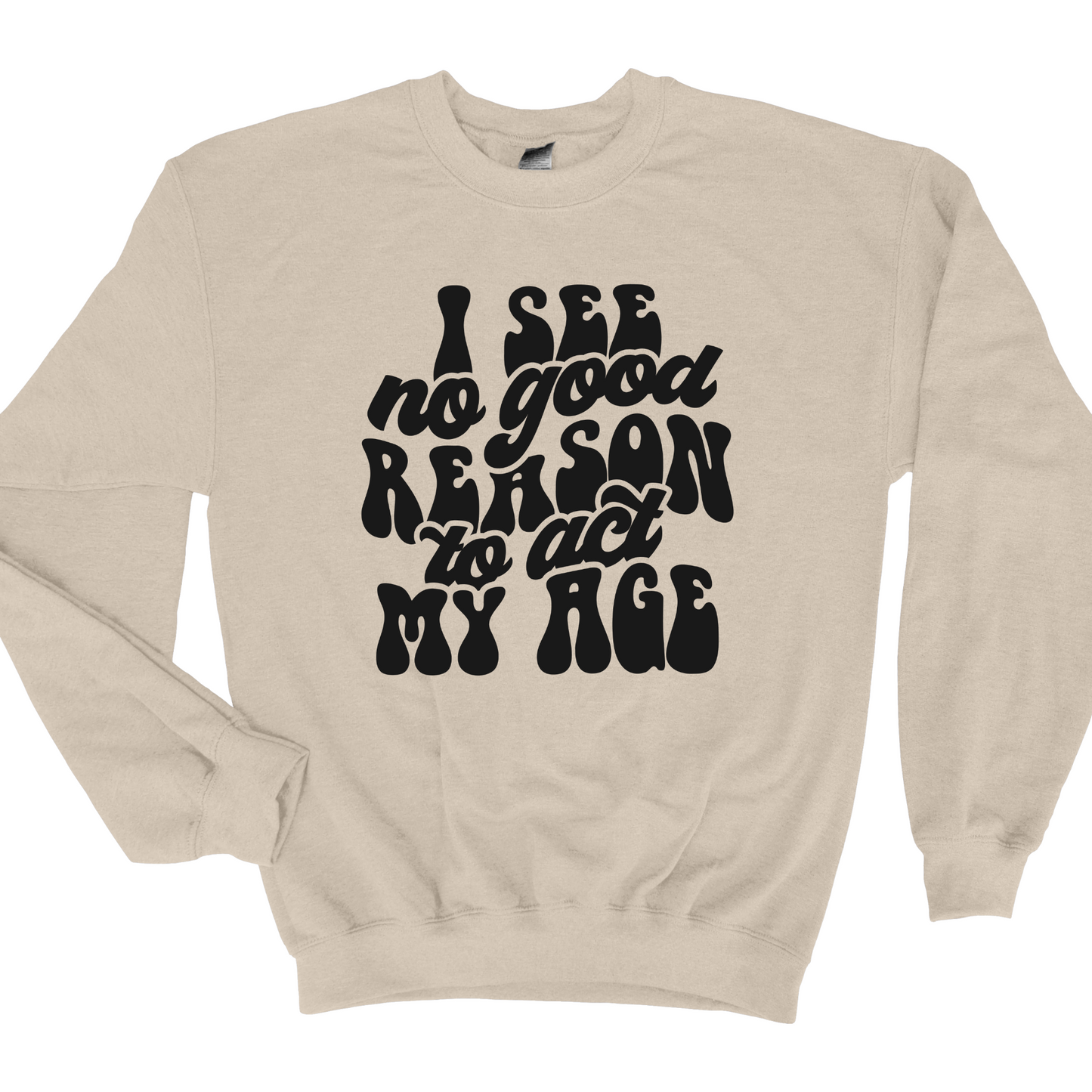 Wholesale No good reason Graphic Tee - Sand Tee