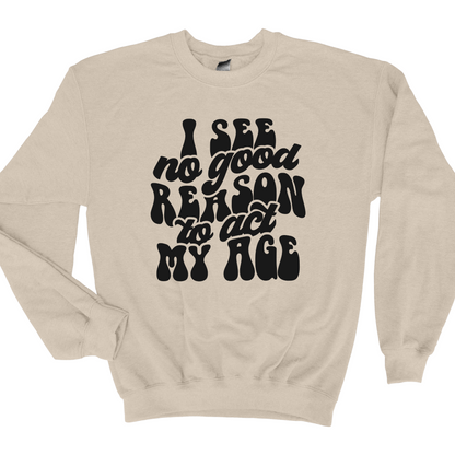 Wholesale No good reason Graphic Tee - Sand Tee