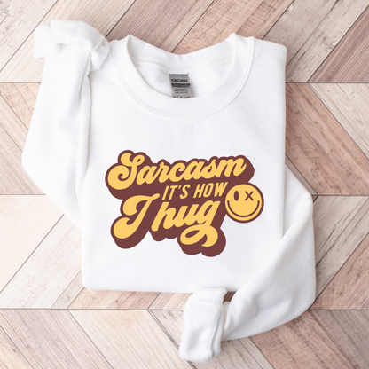 Wholesale How I Hug Graphic Tee - Black Tee