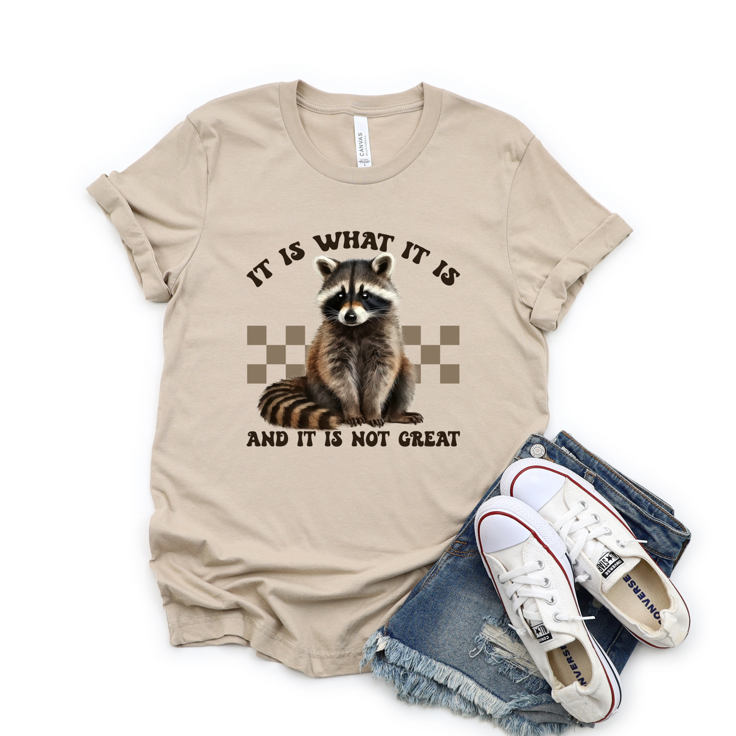Wholesale It is not great Graphic Tee - Sand Tee