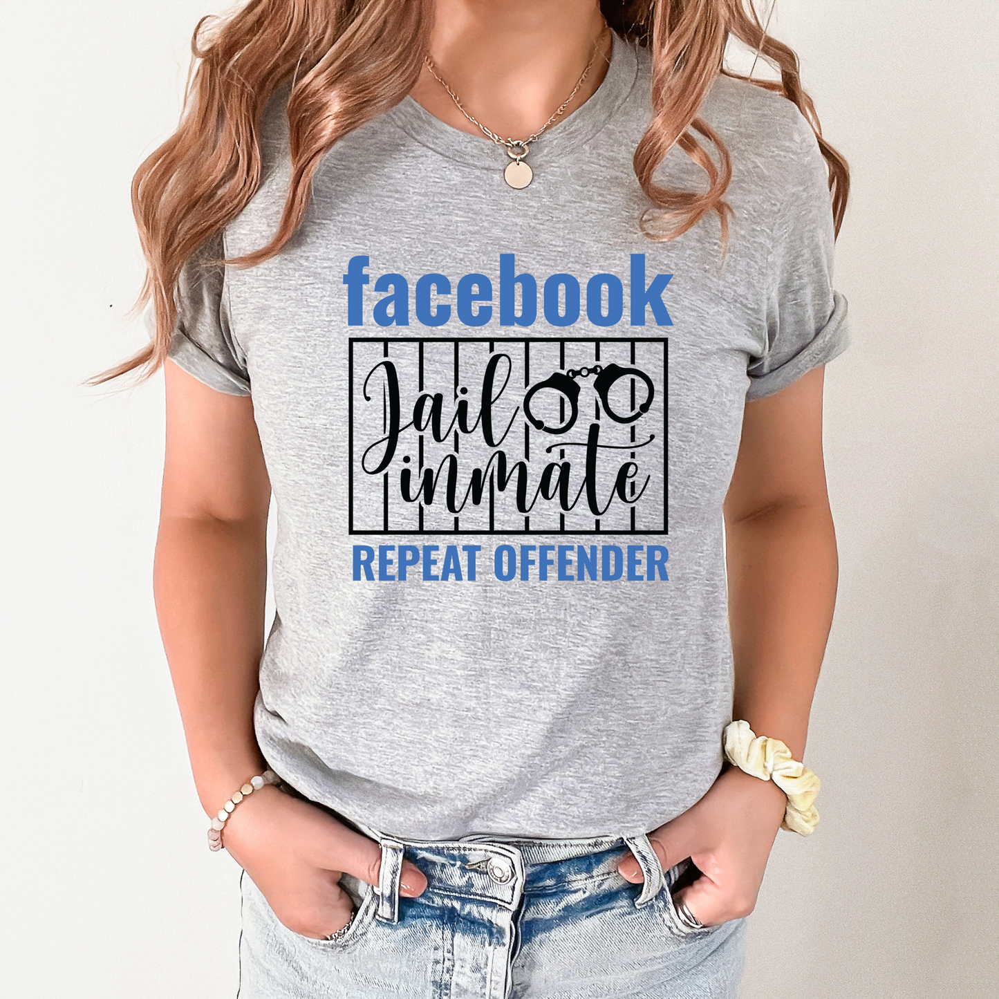 Wholesale Repeat Offender Graphic Tee - Sport Grey Tee