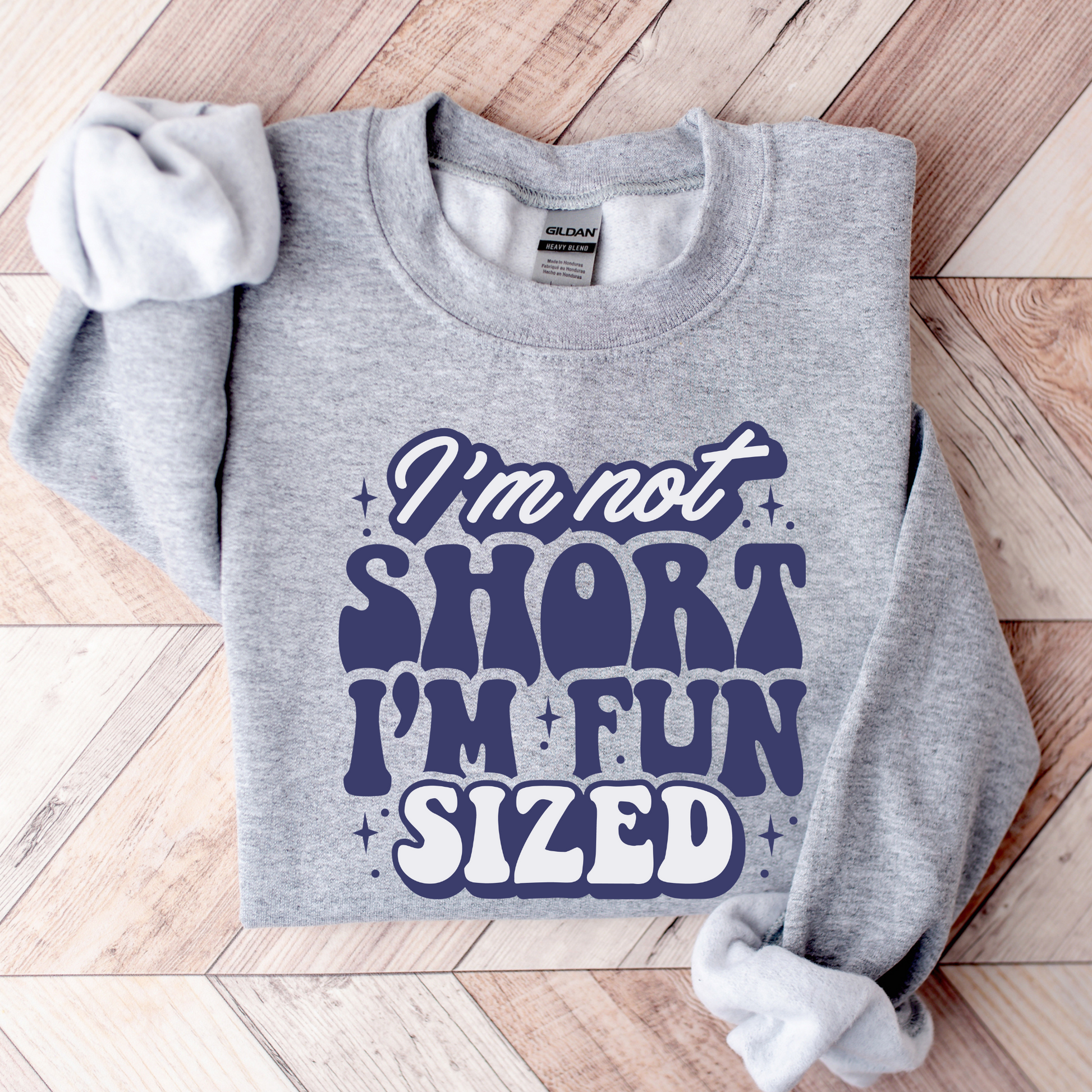 Wholesale Fun Sized Graphic Tee - Heather Grey Tee
