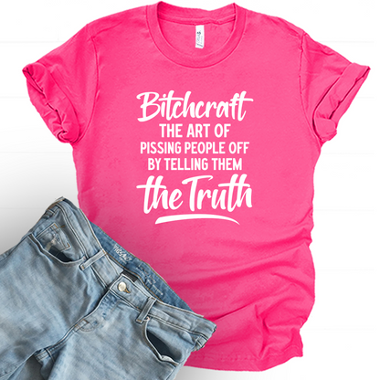 Wholesale Bitchcraft Graphic Tee - Navy Tee