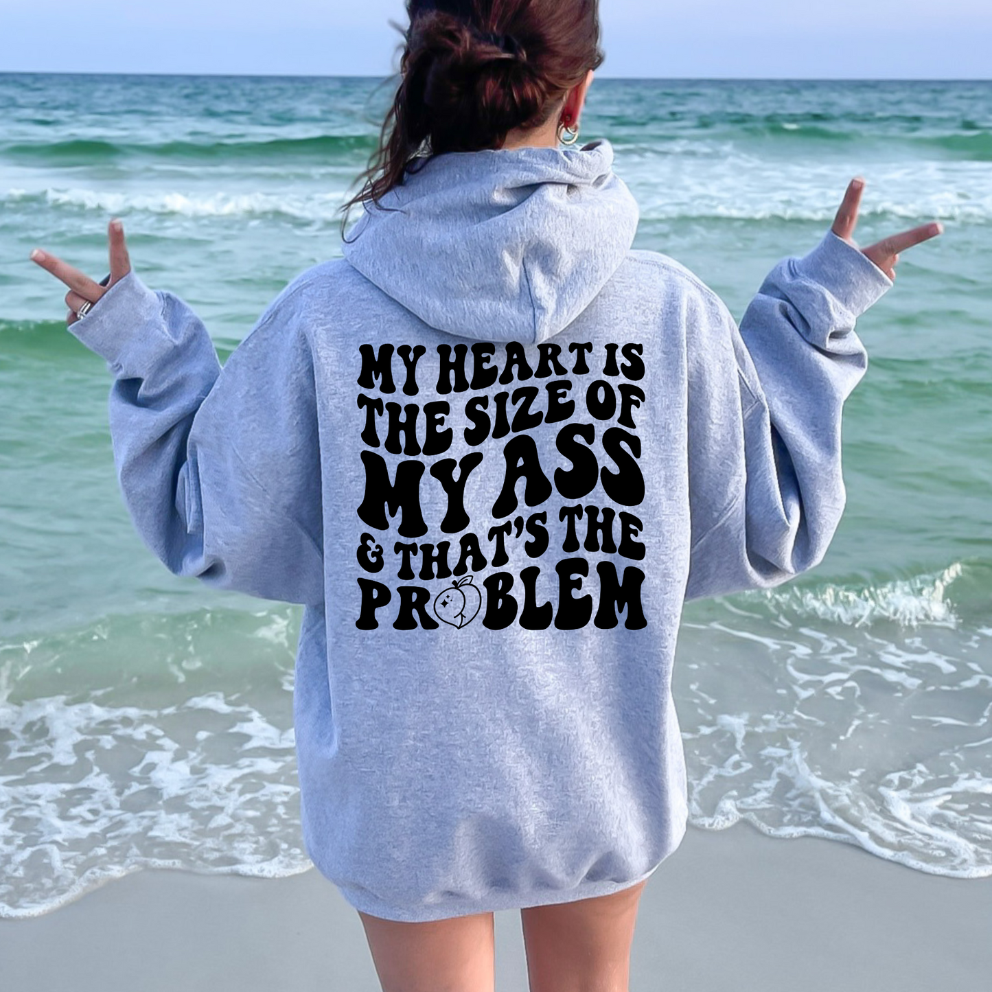 Wholesale Thats the problem - Grey Hoodie