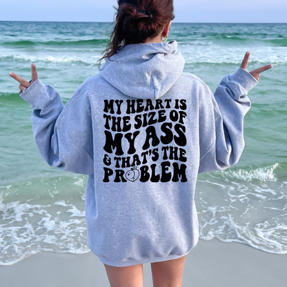 Wholesale Thats the problem - Grey Hoodie
