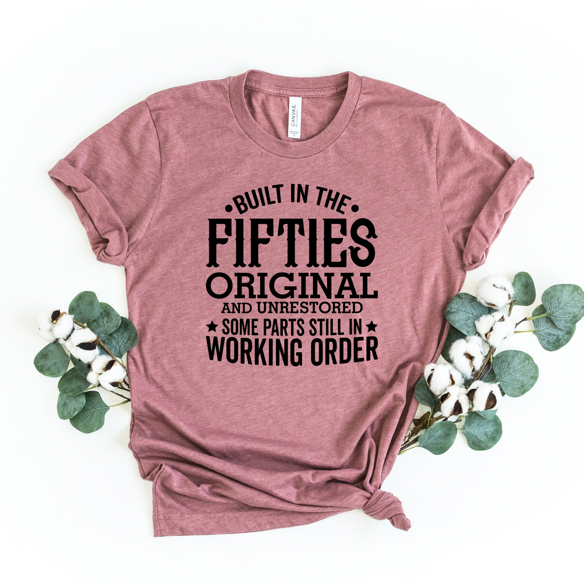 Wholesale Built in the fifties Graphic Tee - Heather Dust Tee