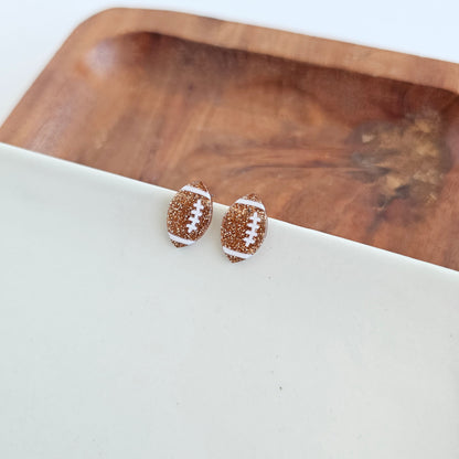 Glitter Football Studs