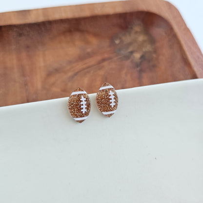 Glitter Football Studs