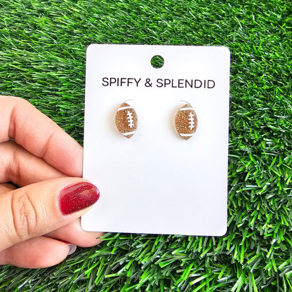 Glitter Football Studs