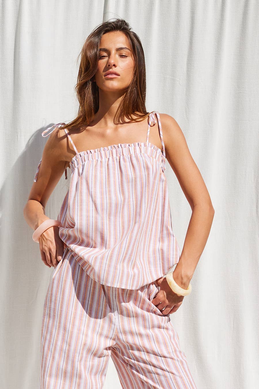 ILLA ILLA Square Neckline Pant Set