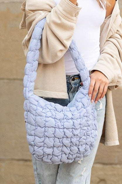 Dale Quilted Puffer Shoulder Bag