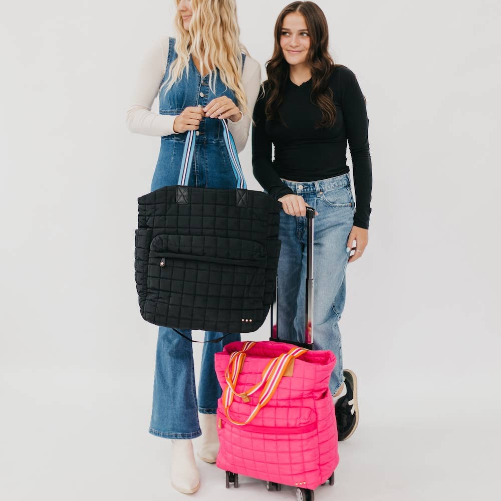 Pretty Simple: Tenley Quilted Tote Roller Bag